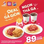 Deal gà giòn, ngon thả ga chỉ 89k